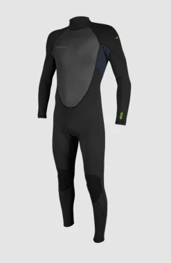 Enfant O'Neill Protection Anti-Uv-Reactor-2 3/2 Back Zip Full Wetsuit| Noire